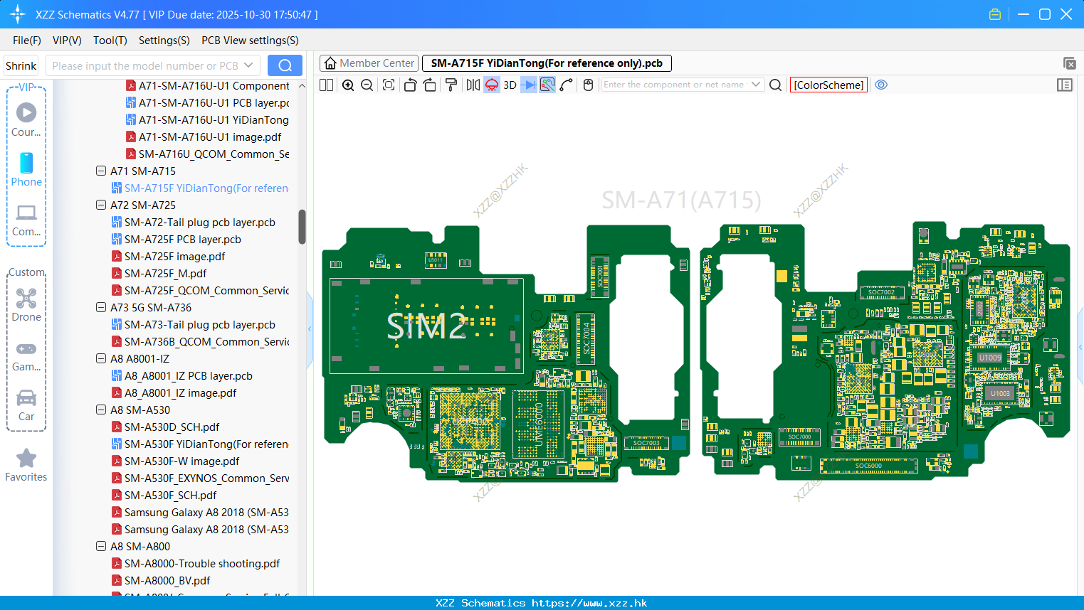 Samsung SM-A715F bitmap(For Reference Only)